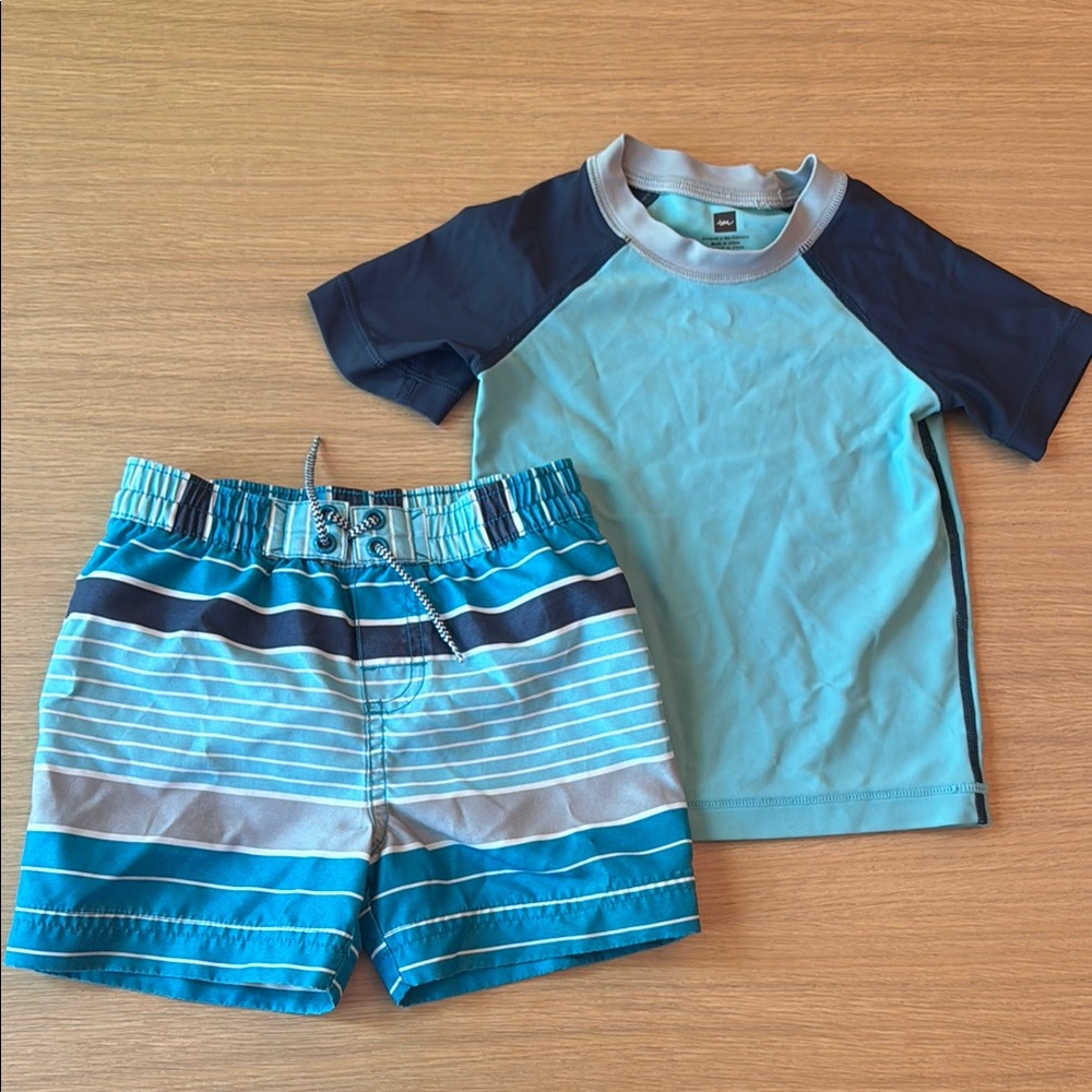 Kids Swim Set - Blue and Gray